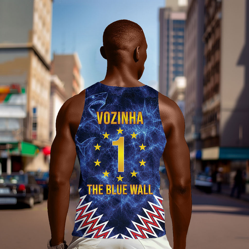 Cabo Verde Goalkeeper Vozinha Men Tank Top The Blue Wall Legend Glory