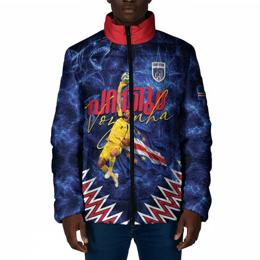 Cabo Verde Goalkeeper Vozinha Padded Jacket The Blue Wall Legend Glory