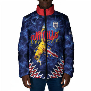 Cabo Verde Goalkeeper Vozinha Padded Jacket The Blue Wall Legend Glory