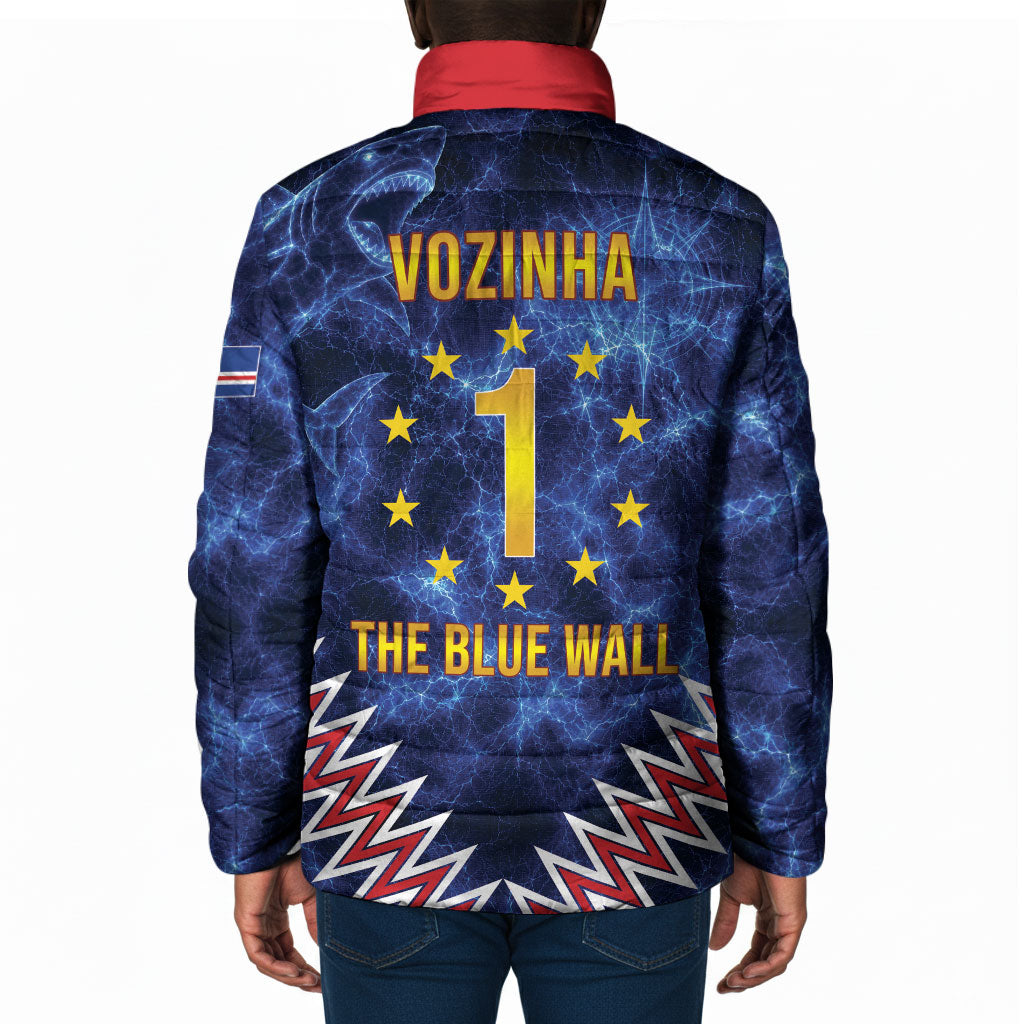 Cabo Verde Goalkeeper Vozinha Padded Jacket The Blue Wall Legend Glory