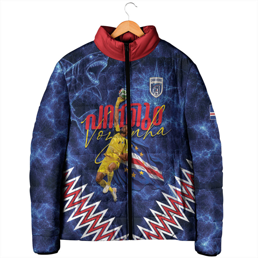 Cabo Verde Goalkeeper Vozinha Padded Jacket The Blue Wall Legend Glory