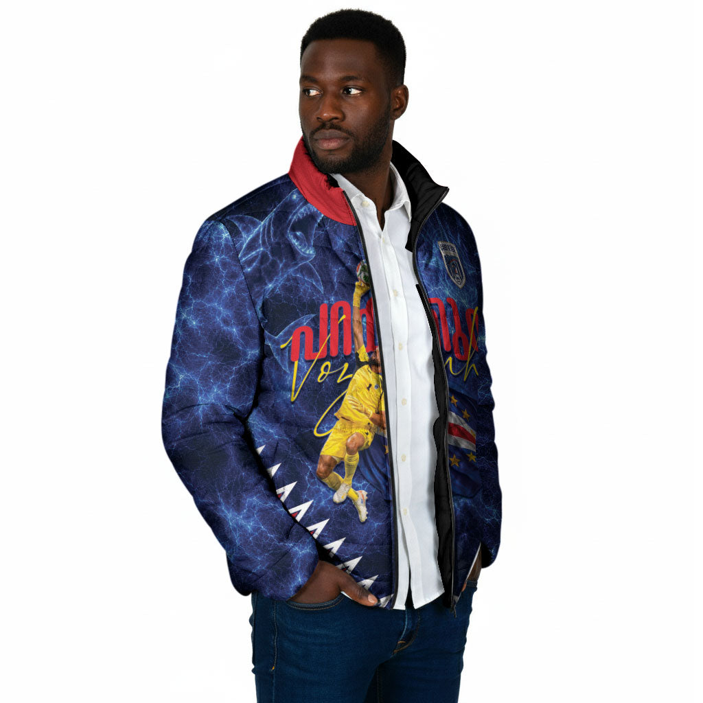 Cabo Verde Goalkeeper Vozinha Padded Jacket The Blue Wall Legend Glory