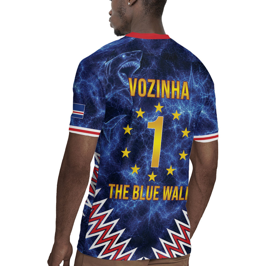 Cabo Verde Goalkeeper Vozinha Rugby Jersey The Blue Wall Legend Glory