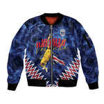 Cabo Verde Goalkeeper Vozinha Sleeve Zip Bomber Jacket The Blue Wall Legend Glory
