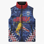 Cabo Verde Goalkeeper Vozinha Sleeveless Puffer Jacket The Blue Wall Legend Glory