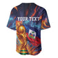 Personalized World Football 2026 Afro Haiti Baseball Jersey Les Grenadiers Trophy Flag Art