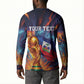 Personalized World Football 2026 Afro Haiti Button Sweatshirt Les Grenadiers Trophy Flag Art