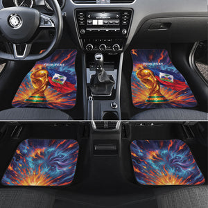 Personalized World Football 2026 Afro Haiti Car Mats Les Grenadiers Trophy Flag Art