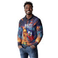 Personalized World Football 2026 Afro Haiti Long Sleeve Polo Shirt Les Grenadiers Trophy Flag Art
