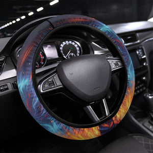 World Football 2026 Afro Haiti Steering Wheel Cover Les Grenadiers Trophy Flag Art