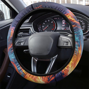 World Football 2026 Afro Haiti Steering Wheel Cover Les Grenadiers Trophy Flag Art