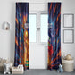 Personalized World Football 2026 Afro Haiti Window Curtain Les Grenadiers Trophy Flag Art