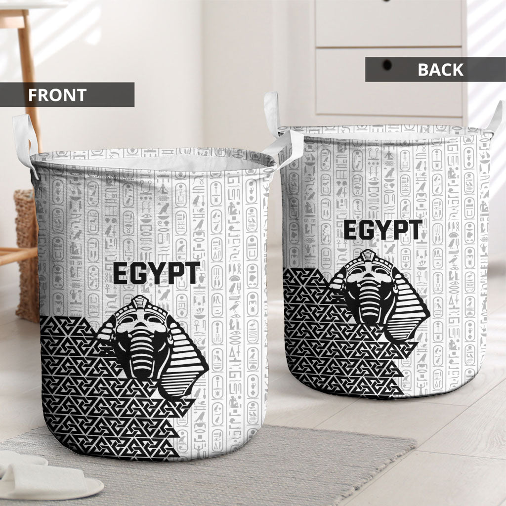 World Football 2026 Egypt Laundry Basket Pharaohs Hieroglyphs Pride White Version
