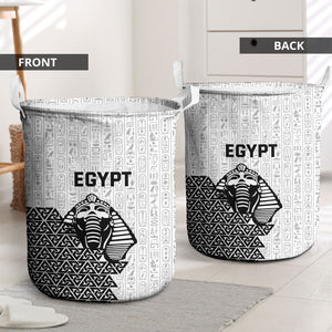 World Football 2026 Egypt Laundry Basket Pharaohs Hieroglyphs Pride White Version