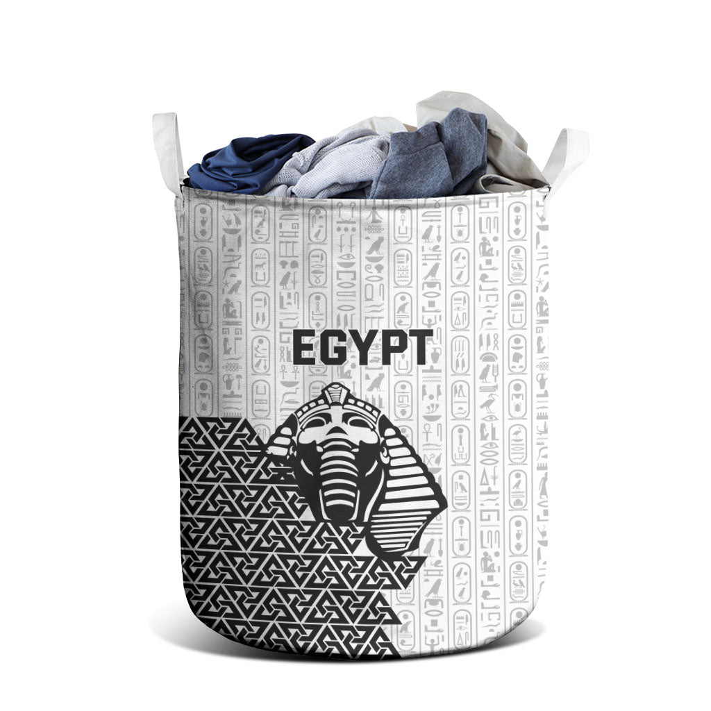 World Football 2026 Egypt Laundry Basket Pharaohs Hieroglyphs Pride White Version