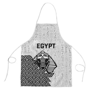 World Football 2026 Egypt Apron Pharaohs Hieroglyphs Pride White Version