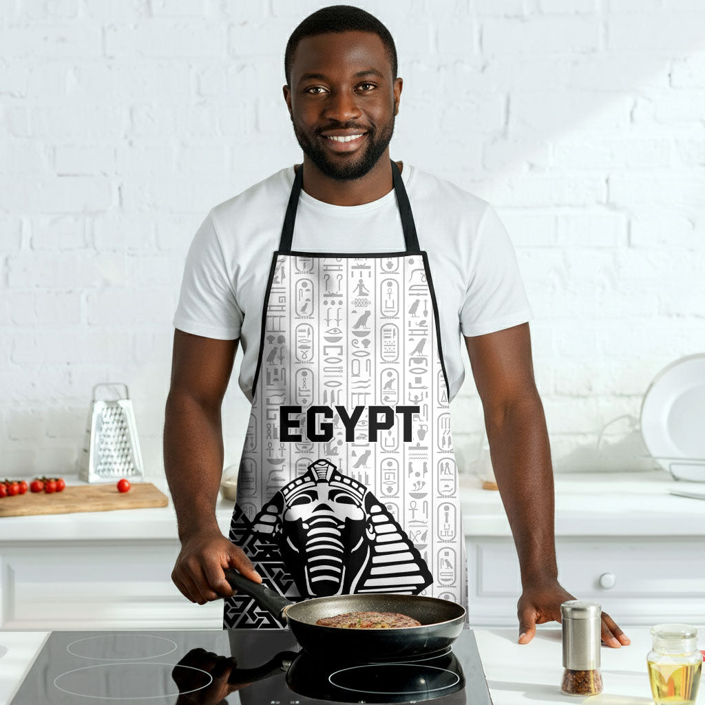 World Football 2026 Egypt Apron Pharaohs Hieroglyphs Pride White Version