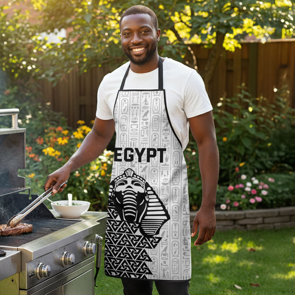 World Football 2026 Egypt Apron Pharaohs Hieroglyphs Pride White Version