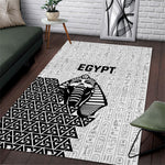 World Football 2026 Egypt Area Rug Pharaohs Hieroglyphs Pride White Version
