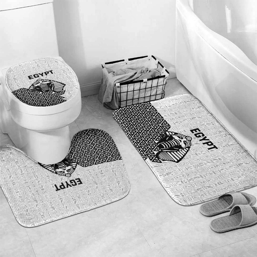 World Football 2026 Egypt Bathroom Set Pharaohs Hieroglyphs Pride White Version
