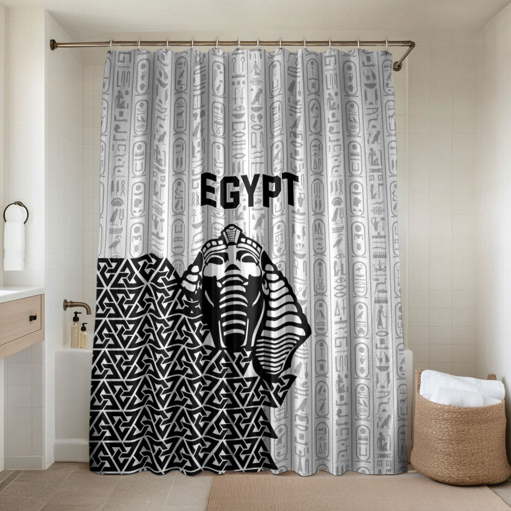 World Football 2026 Egypt Bathroom Set Pharaohs Hieroglyphs Pride White Version