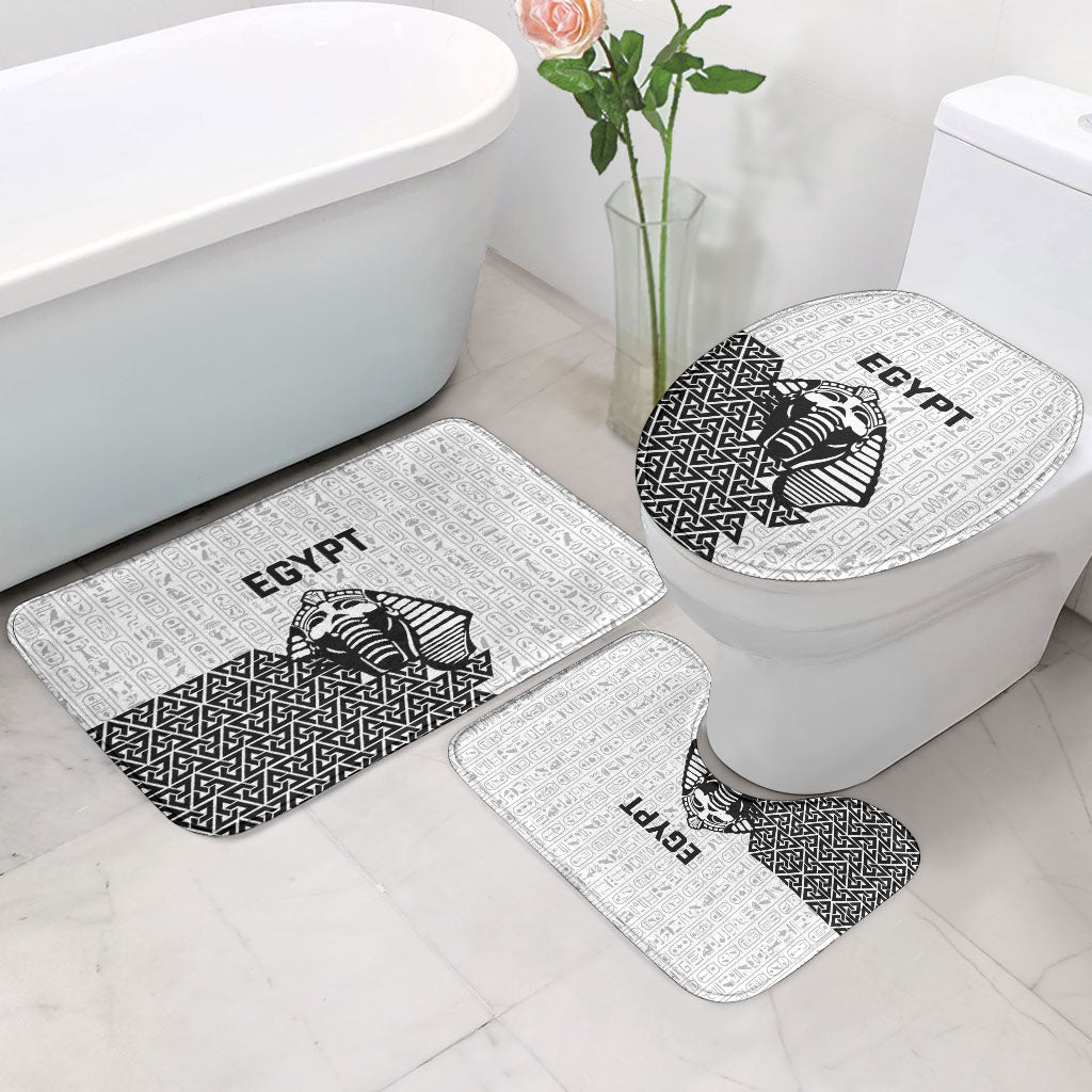 World Football 2026 Egypt Bathroom Set Pharaohs Hieroglyphs Pride White Version