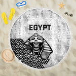 World Football 2026 Egypt Beach Blanket Pharaohs Hieroglyphs Pride White Version