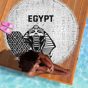 World Football 2026 Egypt Beach Blanket Pharaohs Hieroglyphs Pride White Version