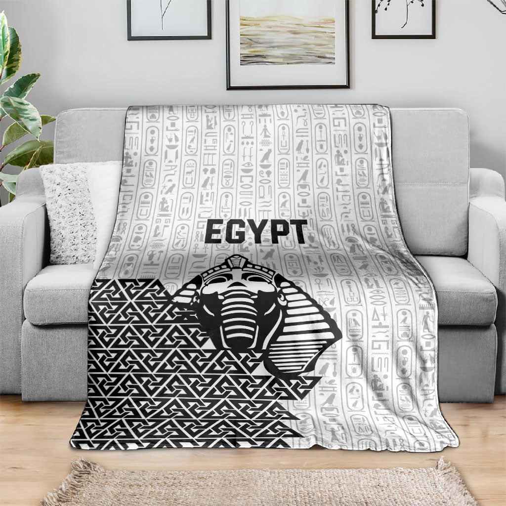 World Football 2026 Egypt Blanket Pharaohs Hieroglyphs Pride White Version