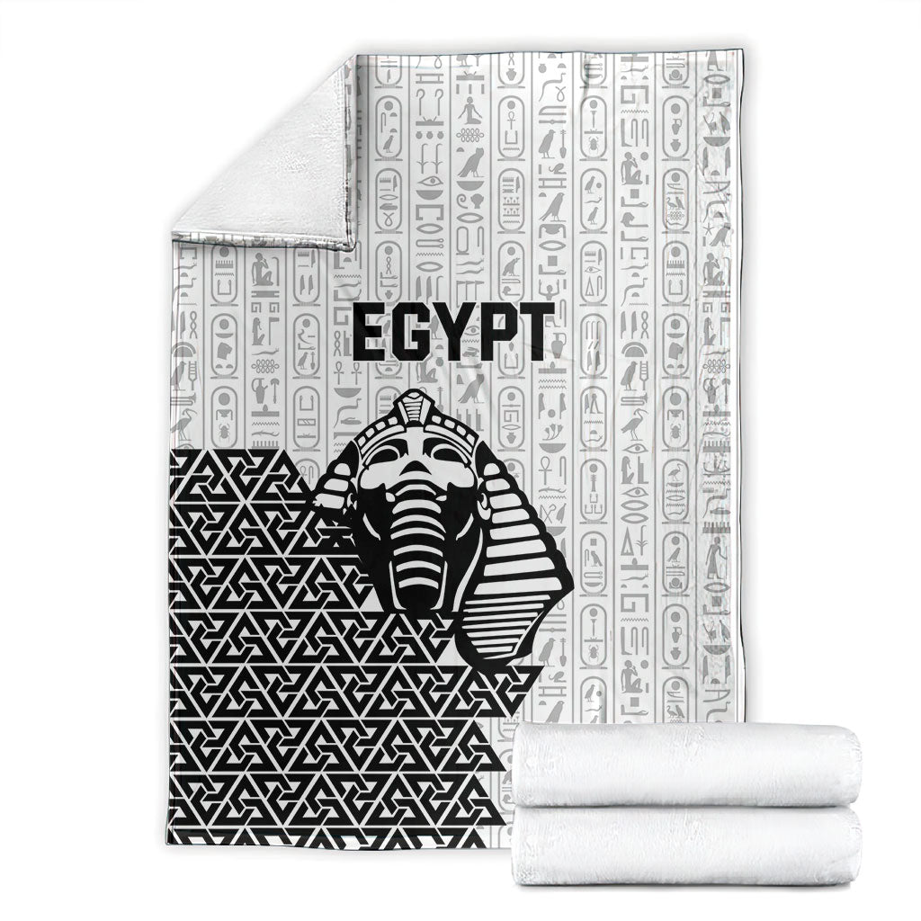 World Football 2026 Egypt Blanket Pharaohs Hieroglyphs Pride White Version