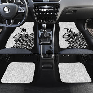 Custom World Football 2026 Egypt Car Mats Pharaohs Hieroglyphs Pride White Version