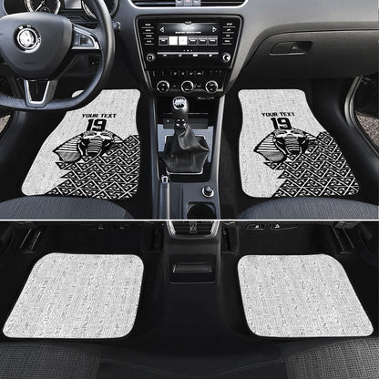 Custom World Football 2026 Egypt Car Mats Pharaohs Hieroglyphs Pride White Version