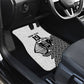 Custom World Football 2026 Egypt Car Mats Pharaohs Hieroglyphs Pride White Version
