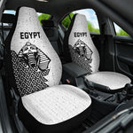 World Football 2026 Egypt Car Seat Cover Pharaohs Hieroglyphs Pride White Version