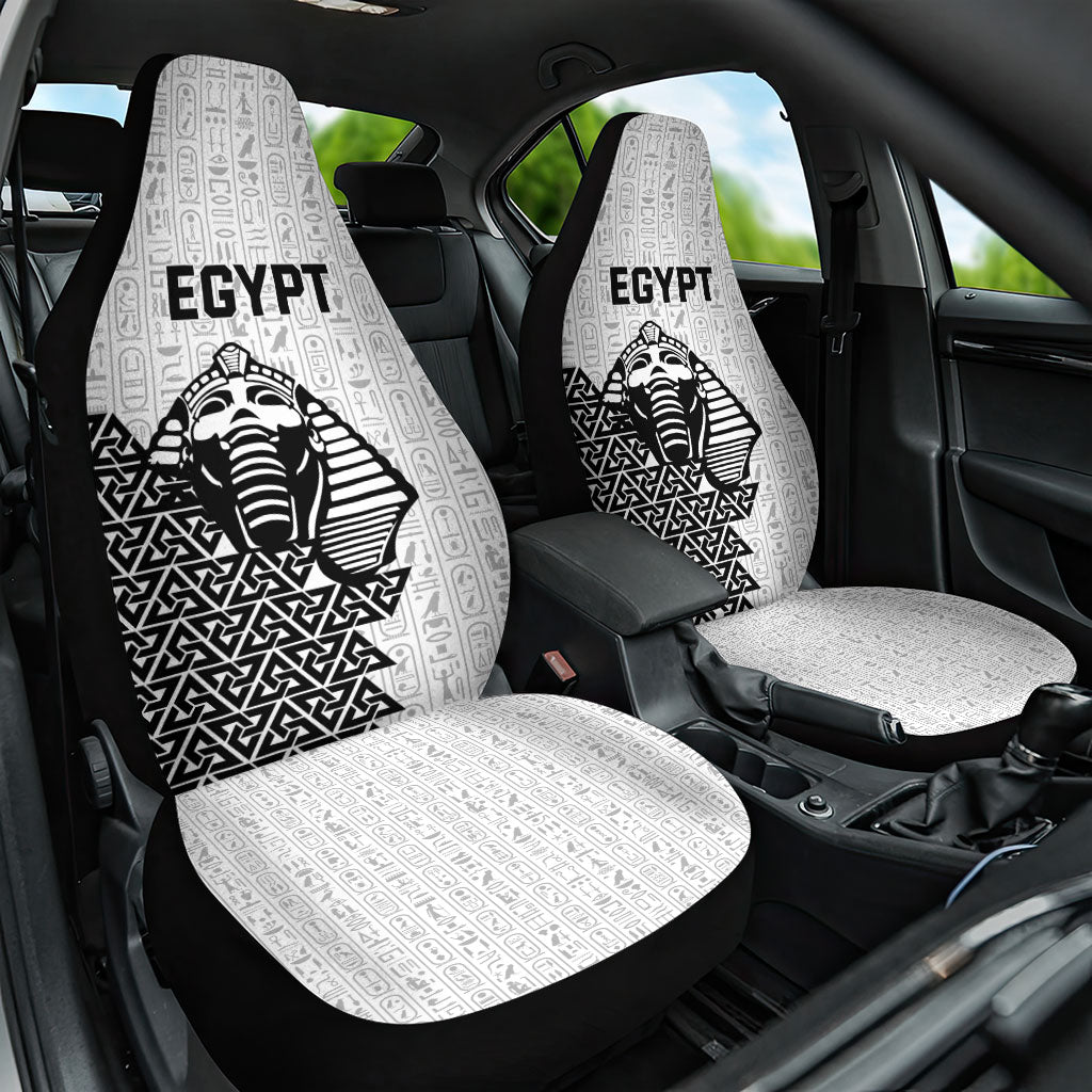 World Football 2026 Egypt Car Seat Cover Pharaohs Hieroglyphs Pride White Version