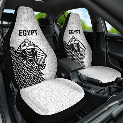 World Football 2026 Egypt Car Seat Cover Pharaohs Hieroglyphs Pride White Version
