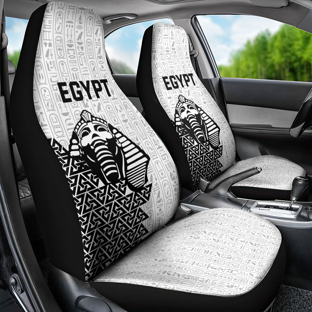 World Football 2026 Egypt Car Seat Cover Pharaohs Hieroglyphs Pride White Version
