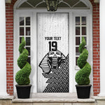 Custom World Football 2026 Egypt Door Cover Pharaohs Hieroglyphs Pride White Version