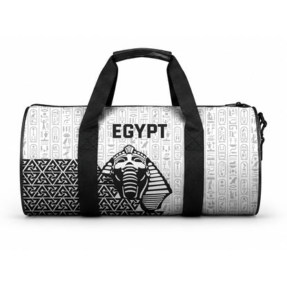 World Football 2026 Egypt Duffle Bag Pharaohs Hieroglyphs Pride White Version