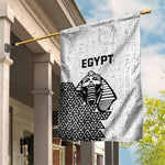 World Football 2026 Egypt Garden Flag Pharaohs Hieroglyphs Pride White Version