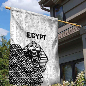 World Football 2026 Egypt Garden Flag Pharaohs Hieroglyphs Pride White Version