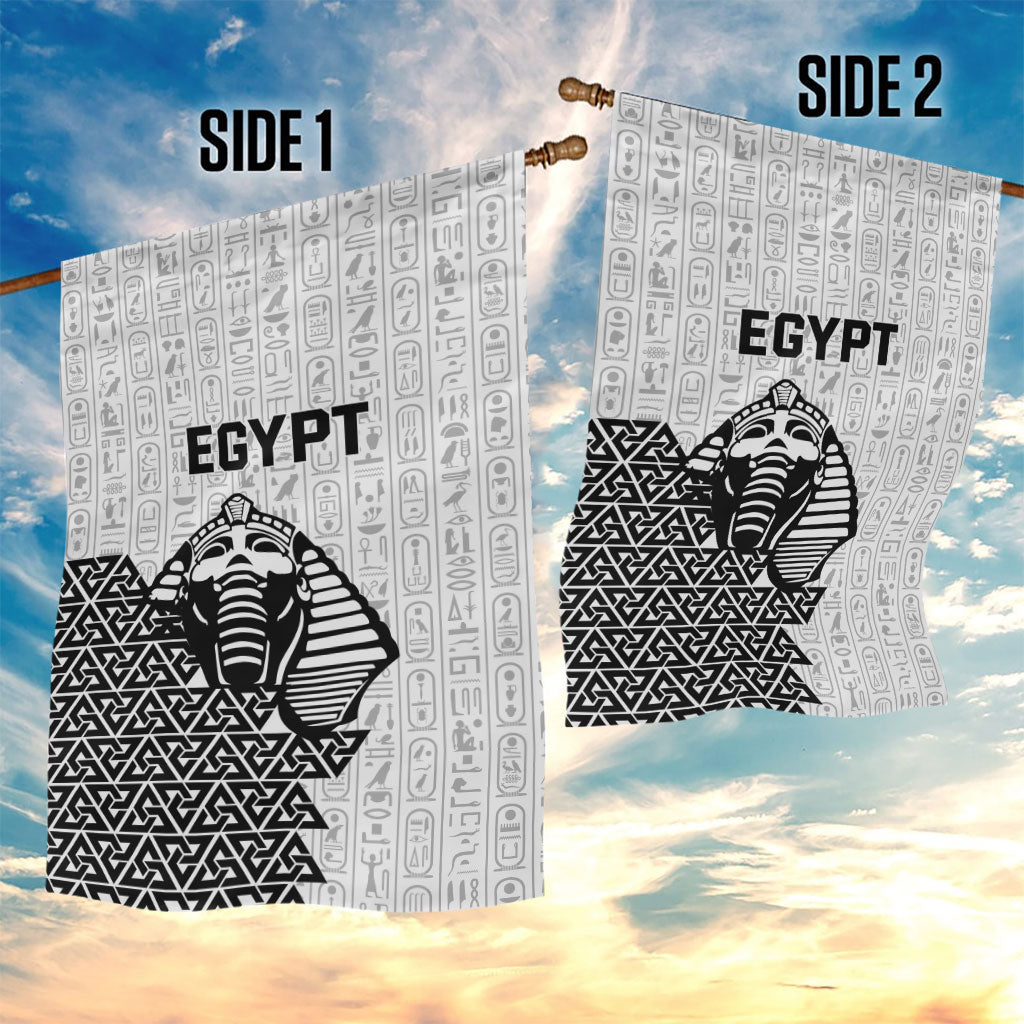 World Football 2026 Egypt Garden Flag Pharaohs Hieroglyphs Pride White Version
