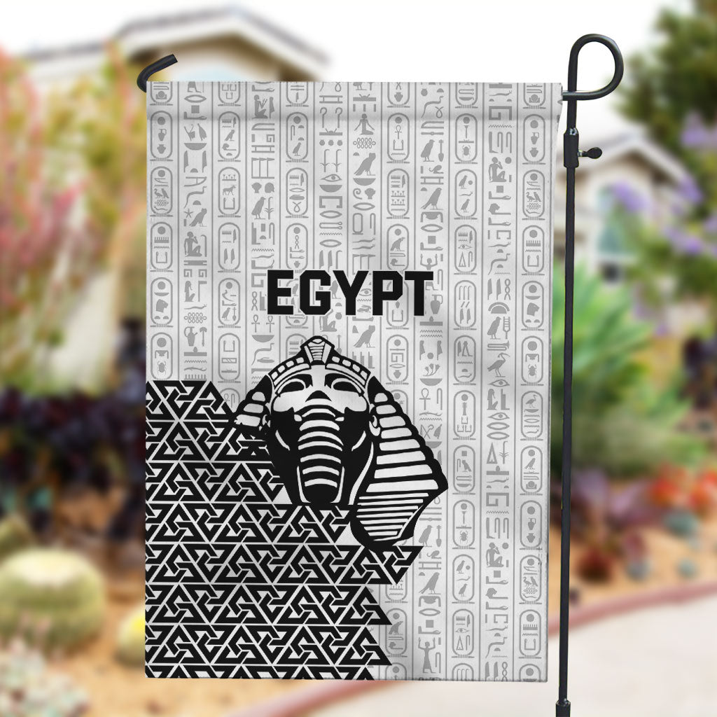 World Football 2026 Egypt Garden Flag Pharaohs Hieroglyphs Pride White Version