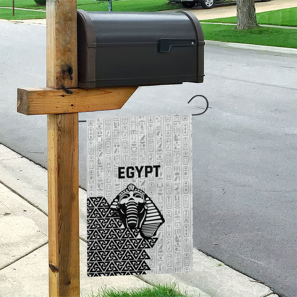 World Football 2026 Egypt Garden Flag Pharaohs Hieroglyphs Pride White Version