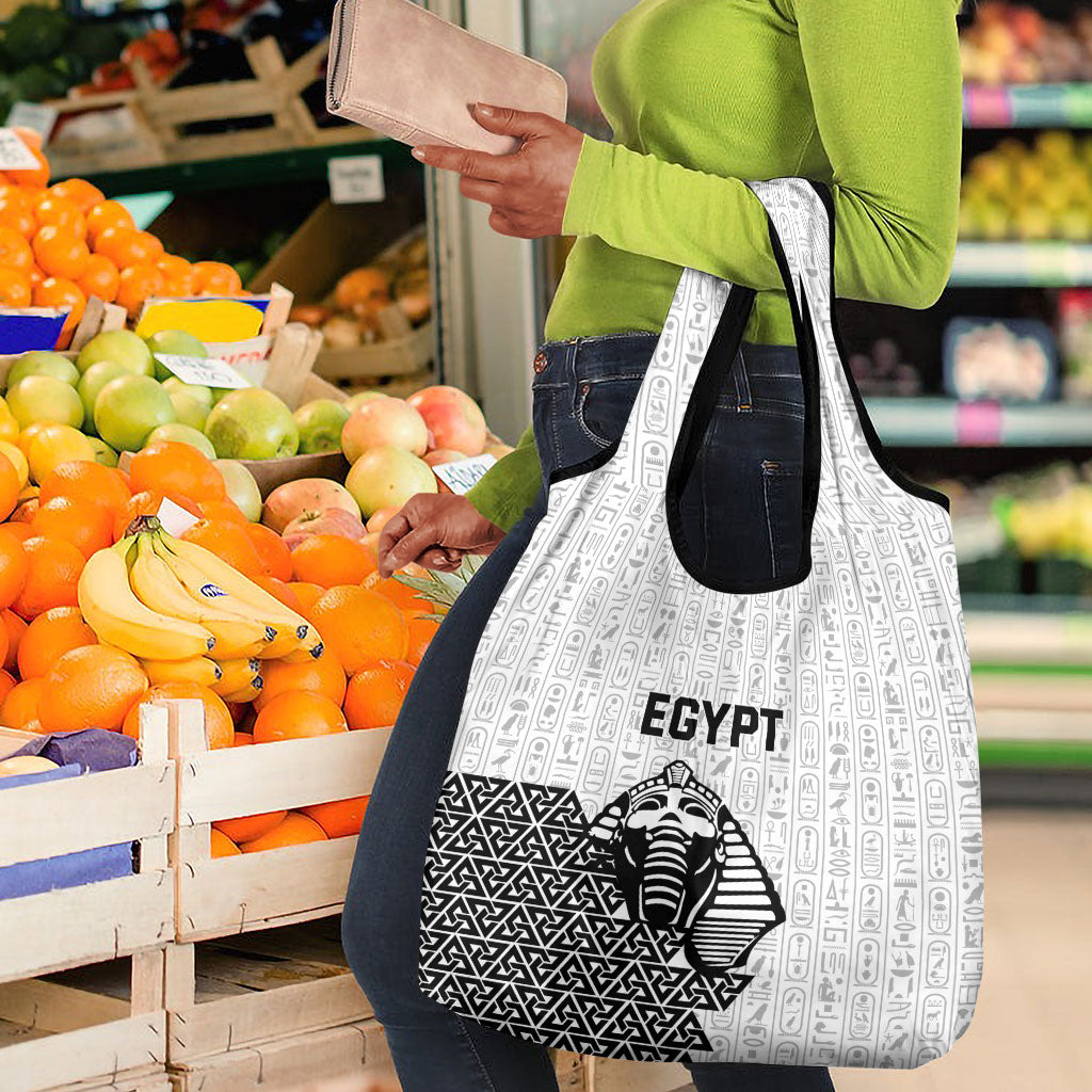 World Football 2026 Egypt Grocery Bag Pharaohs Hieroglyphs Pride White Version