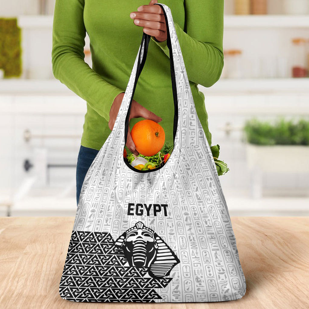 World Football 2026 Egypt Grocery Bag Pharaohs Hieroglyphs Pride White Version