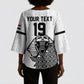Custom World Football 2026 Egypt Kimono Sleeve Blouse Pharaohs Hieroglyphs Pride White Version