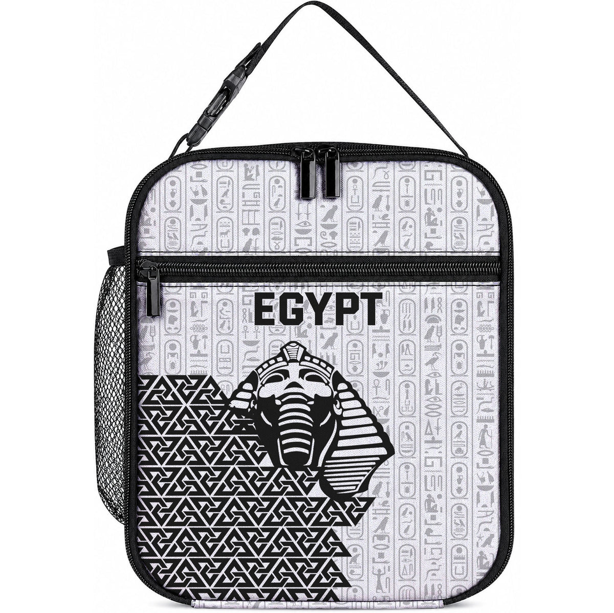 World Football 2026 Egypt Lunch Bag Pharaohs Hieroglyphs Pride White Version