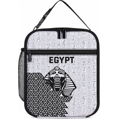 World Football 2026 Egypt Lunch Bag Pharaohs Hieroglyphs Pride White Version