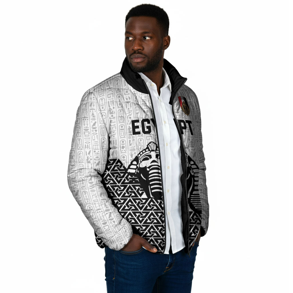 Custom World Football 2026 Egypt Padded Jacket Pharaohs Hieroglyphs Pride White Version